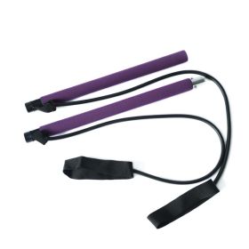 Portable Pilates Resistance Bar with Foot Loops – Full-Body Strength & Flexibility Trainer
