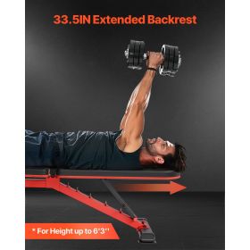 Heavy-Duty Adjustable Weight Bench – 1,200 lb Capacity Full-Body Strength Trainer