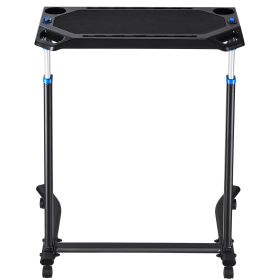 Mobile Cycling & Treadmill Desk – Foldable Multi-Functional Fitness Workstation with Lockable Wheels