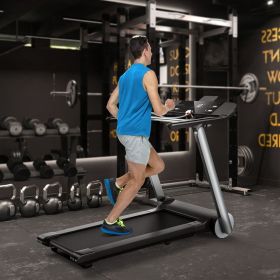Italian-Designed Folding Treadmill – Heart Rate Monitor & Adjustable Home Cardio Trainer