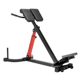 Adjustable Roman Chair Hyperextension Bench – 350 lb Capacity, Full-Body Strength Training