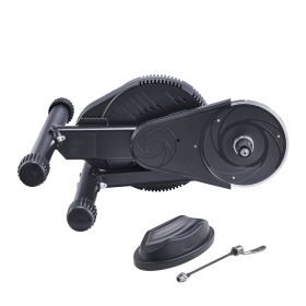 Bike Trainer, 1-13 Level, 26-29 in & 700C Wheels, Smart Bicycle Stationary Stand for Indoor Exercise Riding with Front Wheel Riser Block