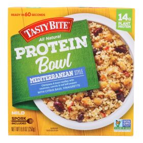 Tasty Bite Mediterranean Style Protein Bowls – Convenient Protein-Packed Meal, 6-Count