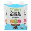 Orgain Organic Vegan Protein Shakes – Smooth Chocolate, 16g Protein, 11 fl oz, 3-Pack Case