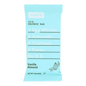 RXBAR Protein Bars – Vanilla Almond, 12-Count Case, 1.83 oz