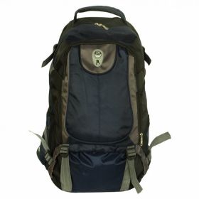 Multipurpose Mountaineering Backpack – Outdoor Hiking Daypack & School Bag – Midnight Blue & Black