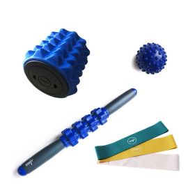 Portable Resistance Band & Muscle Recovery Set – Bella Foot Massager, Mini Massage Stick, 3 Loop Bands & Mini Foam Roller