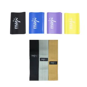 7-Piece Resistance Band Workout Set – 3 Bootie Bands & 4 Full-Body Exercise Stretch Bands