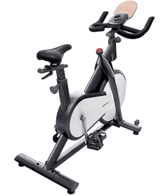 MOBI FITNESS 32-Level Connected Indoor Cycling Bike – 26 lb Flywheel, Smart LCD Control & Bluetooth