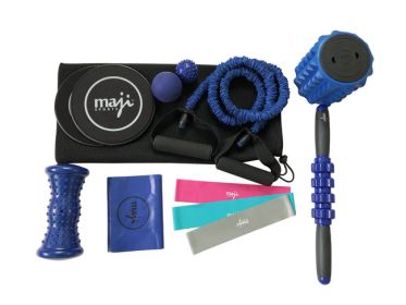 Muscle Recovery & Fitness Bundle – Resistance Bands, Core Sliders & Massage Tools