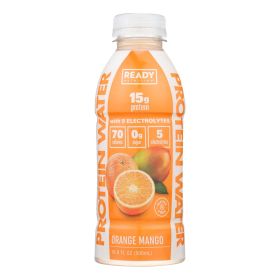 Ready Water Protein – Orange Mango, 16.9 fl oz, 12-Count Case