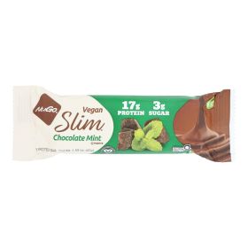 NuGo Slim Chocolate Mint Protein Bars – 18g Protein, 12-Pack Case