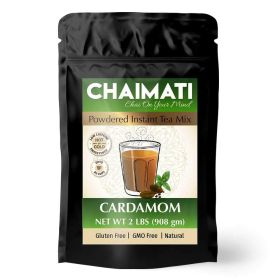 Instant Cardamom Chai Latte Powder – Aromatic Spiced Chai Drink Mix, 32 oz