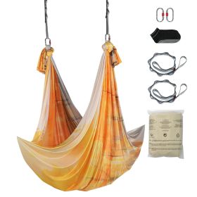 VEVOR Aerial Yoga Hammock & Swing Starter Kit – 5.5 Yards, 100gsm Nylon with Full Rigging Hardware