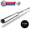 7.2 ft Olympic Barbell – 700 lb Capacity with Rotating Sleeves & Knurled Grip