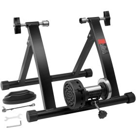 26–29" Folding Indoor Bike Trainer Stand – Flywheel Resistance with Quick-Release Clamp & 265 lb Capacity