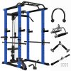 Multi-Functional Power Cage – Adjustable Squat & Pull-Up Rack, 1,000 lb Capacity