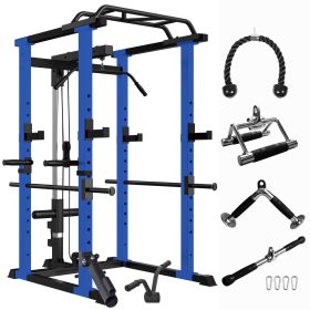 Multi-Functional Power Cage – Adjustable Squat & Pull-Up Rack, 1,000 lb Capacity