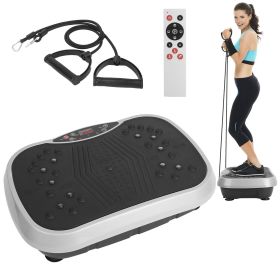 120-Speed Whole Body Vibration Plate – 3 Workout Modes with Resistance Bands