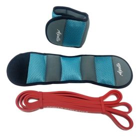 Resistance Band & Ankle/Wrist Weight Training Set – Pull-Up Assist & Full-Body Exercise Kit