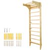 Wooden Stall Bars & Adjustable Pull-Up Bar – Mobility, Strength & Fitness Training System