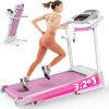 Compact Folding Treadmill – 2.5 HP Quiet Motor, 3-Level Incline & 7.5 MPH