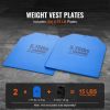 5.75 lb Weighted Vest Plates – Contoured Steel Resistance Plates for Training