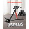 Adjustable Roman Chair Hyperextension Bench – 350 lb Capacity, Full-Body Strength Training