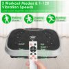 120-Speed Whole Body Vibration Plate – 3 Workout Modes with Resistance Bands