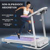 Compact Folding Treadmill – 2.5 HP Quiet Motor, 3-Level Incline & 7.5 MPH
