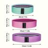 3-Piece Fabric Resistance Band Set – Light, Medium & Heavy Loop Bands with Carry Bag