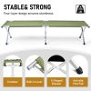 RHB-03A Portable Folding Camping Cot – Army Green with Carrying Bag