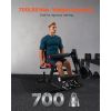 Leg Extension and Curl Machine, 700 lbs Capacity Lower Body Special Leg Machines, Adjustable Leg Exercise Bench, Leg Rotary Extension for Thigh