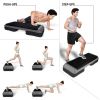 43" Adjustable Aerobic Stepper – 4-Riser Cardio & Strength Training Platform