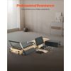 Foldable Wooden Pilates Reformer – Dual Resistance Spring & Cord Home Trainer