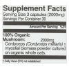 Organic Cordyceps Mushroom Capsules – 90 Count Vegan Dietary Supplement
