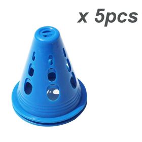 Flexible Agility Cone Set – Indoor & Outdoor Sports Training Cones (Color: Blue)