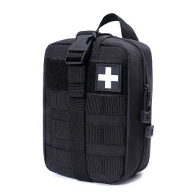 Outdoor Tactical Medical & First Aid Kit – Mountaineering, Survival & Emergency Gear (Color: Black)