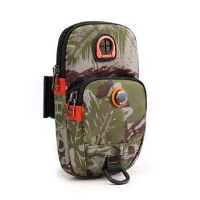 Outdoor Sports Arm Bag – Running Phone Pouch & Compact Nylon Coin Purse (Color: Camouflage)