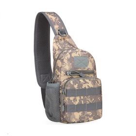 Tactical-Style MOLLE Outdoor Shoulder Bag – Hiking, Camping & Adventure Gear (Color: ACU)