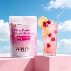 WINYEL Clear Protein Collagen Peptides – Raspberry Lemonade, 20g Protein, Zero Sugar (QTY: 1 PCS)