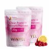 WINYEL Clear Protein Collagen Peptides – Raspberry Lemonade, 20g Protein, Zero Sugar