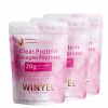 WINYEL Clear Protein Collagen Peptides – Raspberry Lemonade, 20g Protein, Zero Sugar